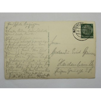 Carte postale NSDAP, NSDAP Gauschule des Amts für Beamte Metzingen. Espenlaub militaria